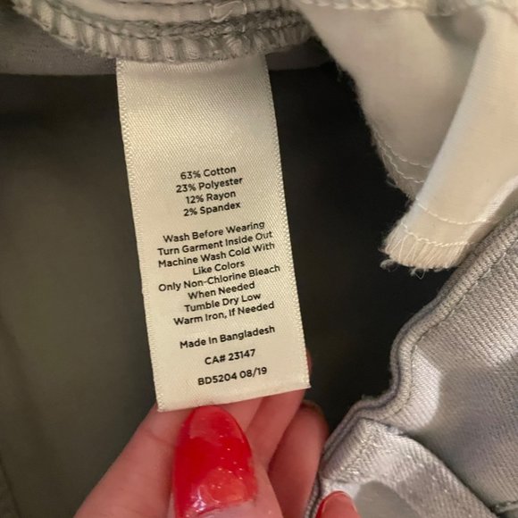 Talbots Simply Flattering 6P Gray Jegging Crop Ankle Jeans Pants - Picture 5 of 8